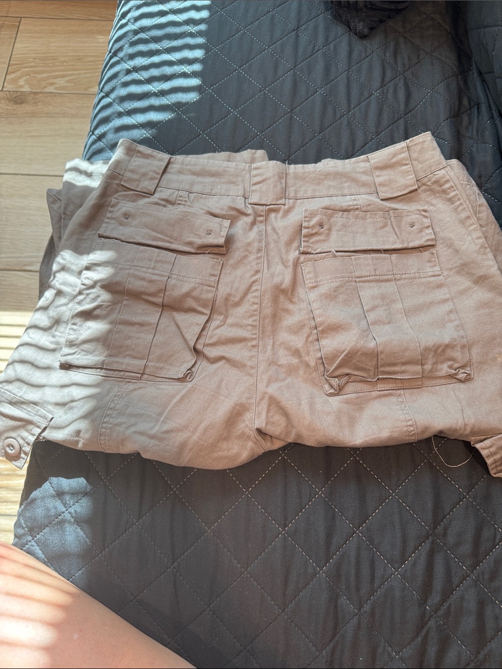Casual Cargo pants in Light Taupe